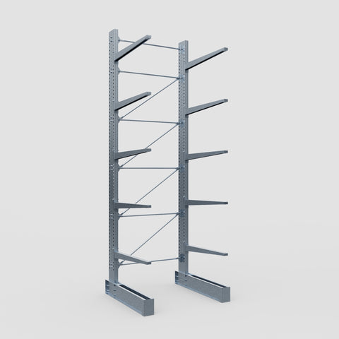 Cantilever Rack - Single Sided - Heavy Duty - Hot Dip Galvanized - Full Bay - Height 5791mm