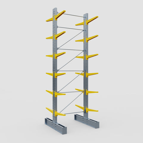 Cantilever Rack - Double Sided - Heavy Duty - Powder Coated - Full Bay - Height 5791mm
