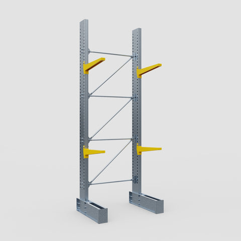 Cantilever Rack - Single Sided - Heavy Duty - Powder Coated - Full Bay - Height 4572mm