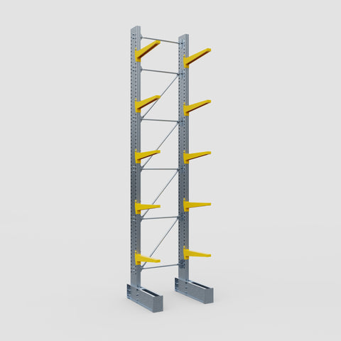 Cantilever Rack - Single Sided - Heavy Duty - Powder Coated - Full Bay - Height 5791mm