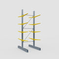Cantilever Rack - Double Sided - Standard Duty - Powder Coated - Full Bay - Height 3500mm
