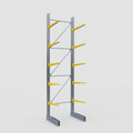 Cantilever Rack - Single Sided - Standard Duty - Powder Coated - Full Bay - Height 4500mm
