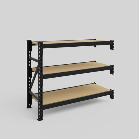 Longspan Metal Shelving - 1000mm High - Add-On Bay - Particleboard Shelf