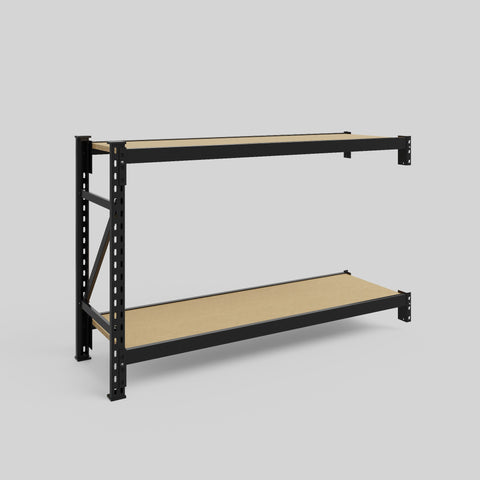 Longspan Metal Shelving - 1000mm High - Add-On Bay - Particleboard Shelf