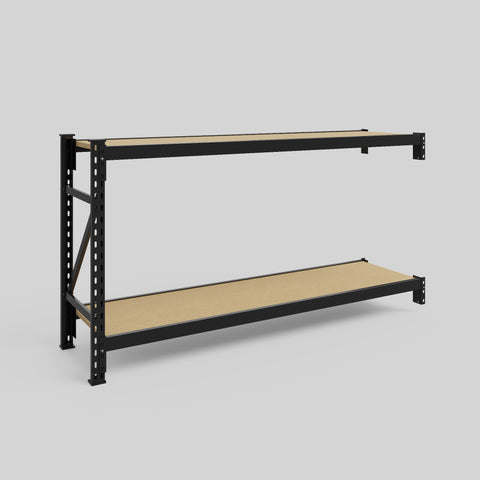 Longspan Metal Shelving - 1000mm High - Add-On Bay - Particleboard Shelf