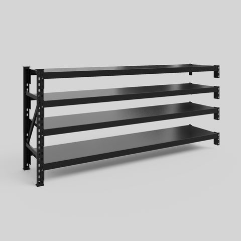 Longspan Metal Shelving - 1000mm High - Add-On Bay - Steel Shelf