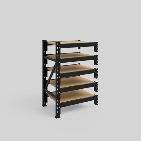 Longspan Metal Shelving - 1000mm High - Add-On Bay - Particleboard Shelf