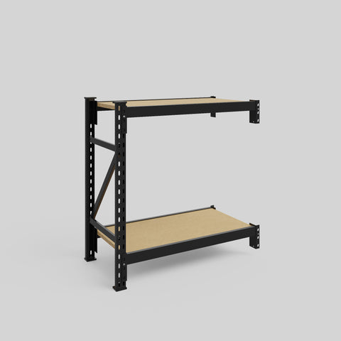 Longspan Metal Shelving - 1000mm High - Add-On Bay - Particleboard Shelf