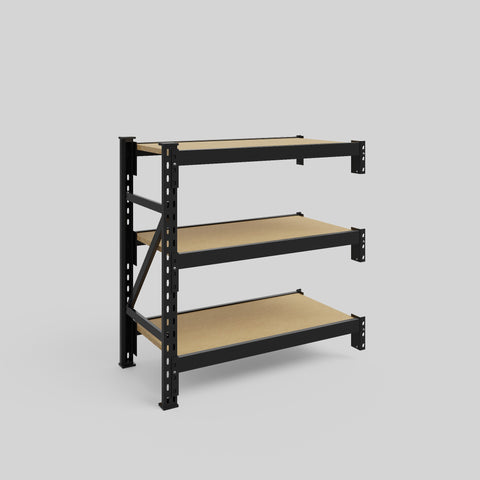 Longspan Metal Shelving - 1000mm High - Add-On Bay - Particleboard Shelf