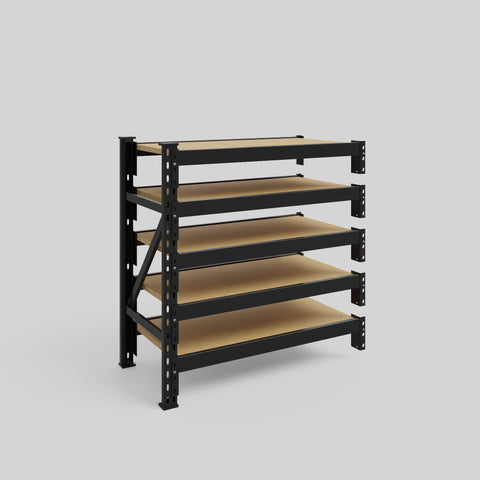 Longspan Metal Shelving - 1000mm High - Add-On Bay - Particleboard Shelf