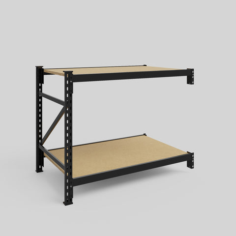 Longspan Metal Shelving - 1000mm High - Add-On Bay - Particleboard Shelf