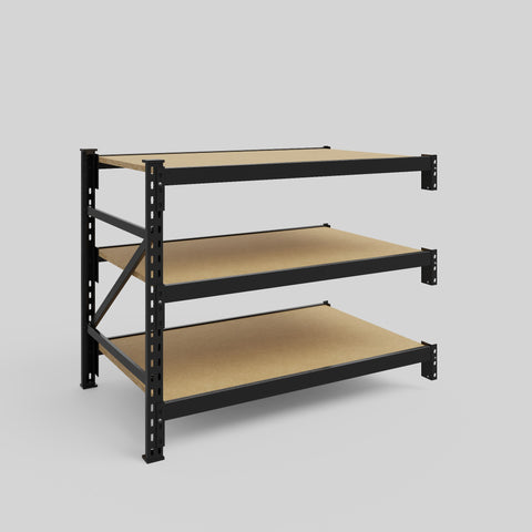 Longspan Metal Shelving - 1000mm High - Add-On Bay - Particleboard Shelf
