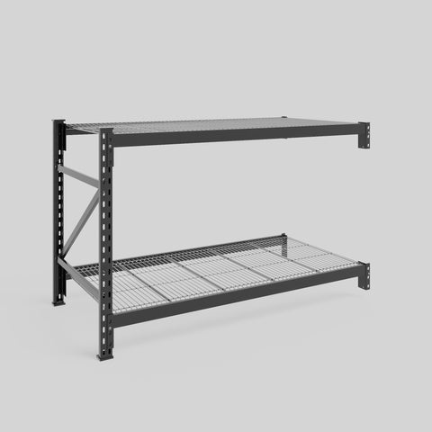 Longspan Metal Shelving - 1000mm High - Add-On Bay - Mesh Shelf