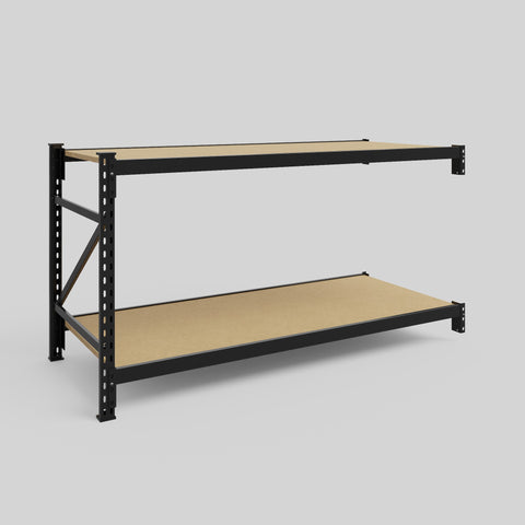 Longspan Metal Shelving - 1000mm High - Add-On Bay - Particleboard Shelf