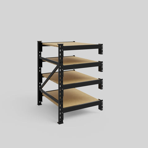 Longspan Metal Shelving - 1000mm High - Add-On Bay - Particleboard Shelf