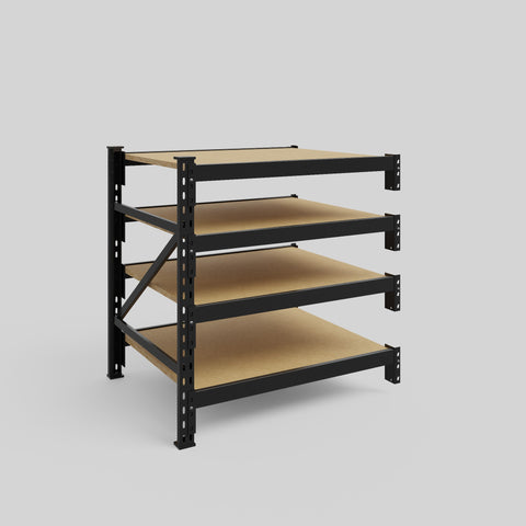 Longspan Metal Shelving - 1000mm High - Add-On Bay - Particleboard Shelf