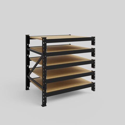 Longspan Metal Shelving - 1000mm High - Add-On Bay - Particleboard Shelf