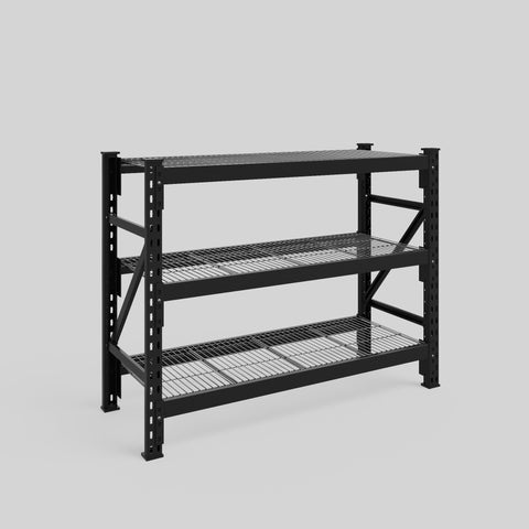 Longspan Metal Shelving - 1000mm High - Full Bay - Mesh Shelf