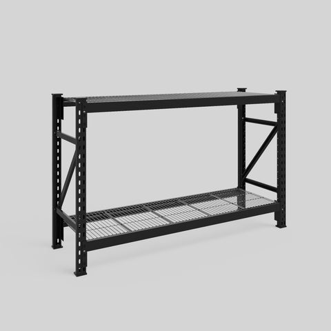 Longspan Metal Shelving - 1000mm High - Full Bay - Mesh Shelf