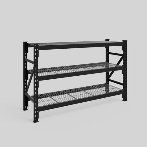 Longspan Metal Shelving - 1000mm High - Full Bay - Mesh Shelf