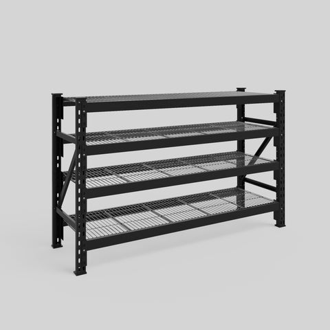 Longspan Metal Shelving - 1000mm High - Full Bay - Mesh Shelf