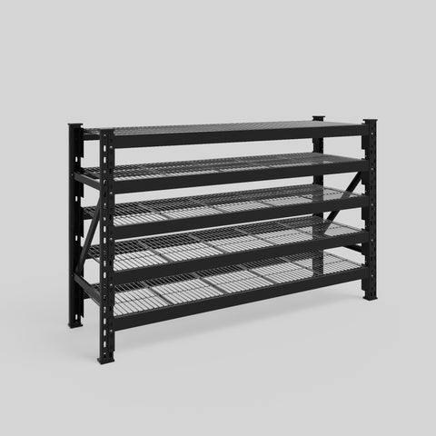 Longspan Metal Shelving - 1000mm High - Full Bay - Mesh Shelf