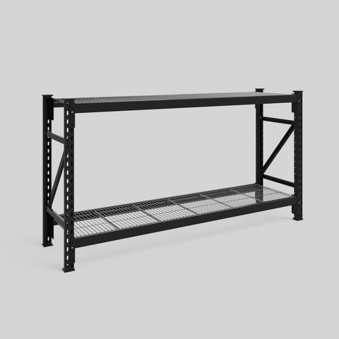 Longspan Metal Shelving - 1000mm High - Full Bay - Mesh Shelf