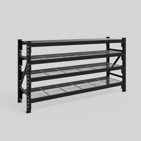 Longspan Metal Shelving - 1000mm High - Full Bay - Mesh Shelf