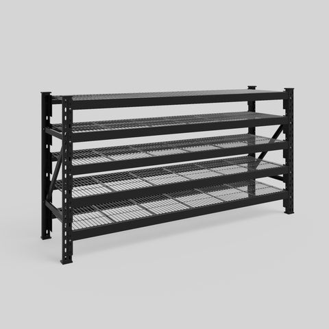 Longspan Metal Shelving - 1000mm High - Full Bay - Mesh Shelf