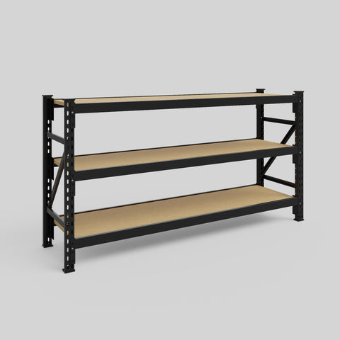 Longspan Metal Shelving - 1000mm High - Full Bay - Particleboard Shelf