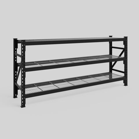 Longspan Metal Shelving - 1000mm High - Full Bay - Mesh Shelf