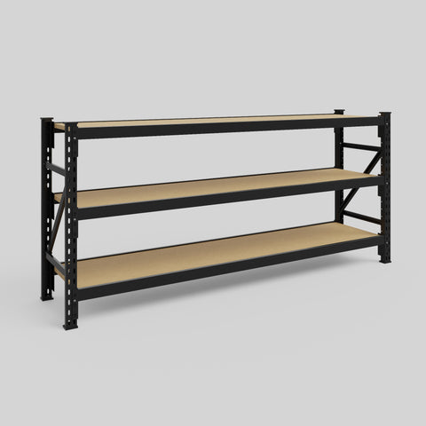 Longspan Metal Shelving - 1000mm High - Full Bay - Particleboard Shelf