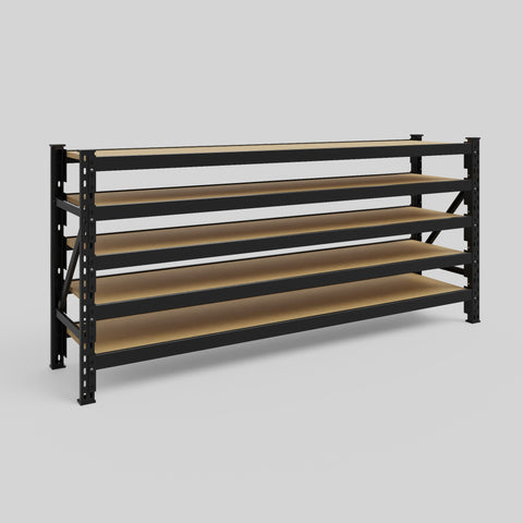 Longspan Metal Shelving - 1000mm High - Full Bay - Particleboard Shelf