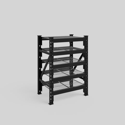 Longspan Metal Shelving - 1000mm High - Full Bay - Mesh Shelf