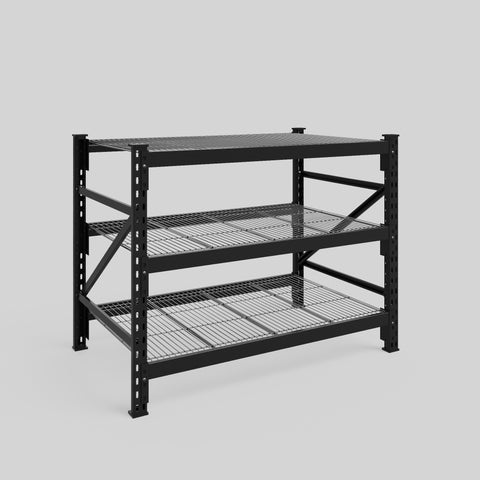 Longspan Metal Shelving - 1000mm High - Full Bay - Mesh Shelf