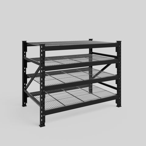 Longspan Metal Shelving - 1000mm High - Full Bay - Mesh Shelf