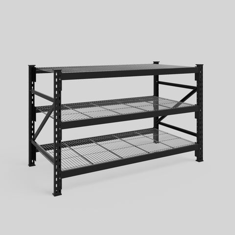 Longspan Metal Shelving - 1000mm High - Full Bay - Mesh Shelf