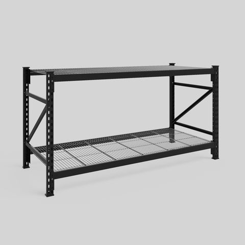 Longspan Metal Shelving - 1000mm High - Full Bay - Mesh Shelf
