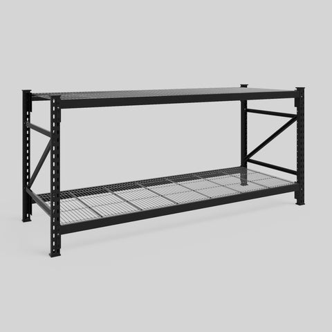 Longspan Metal Shelving - 1000mm High - Full Bay - Mesh Shelf