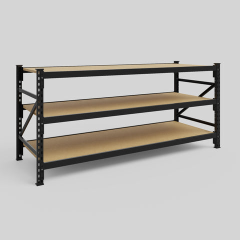Longspan Metal Shelving - 1000mm High - Full Bay - Particleboard Shelf