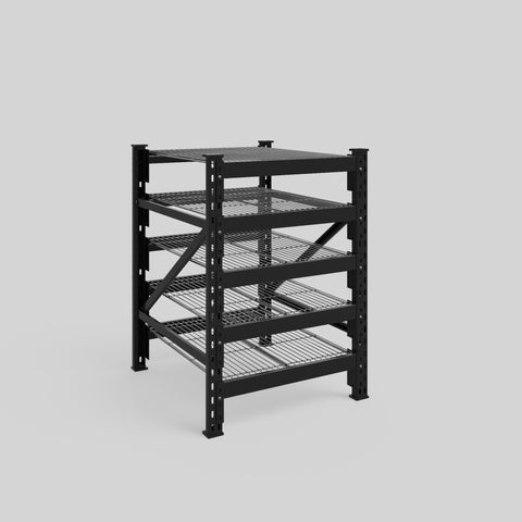 Longspan Metal Shelving - 1000mm High - Full Bay - Mesh Shelf