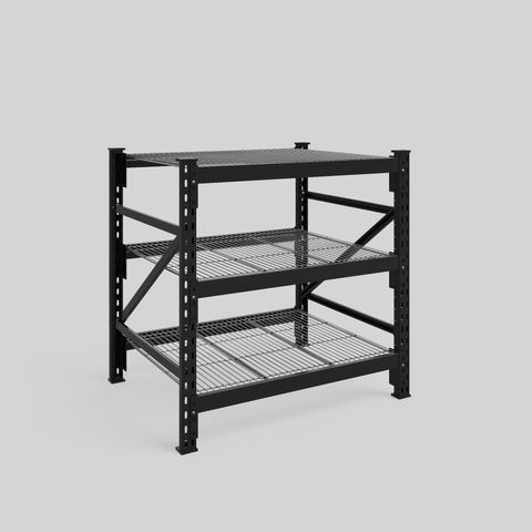 Longspan Metal Shelving - 1000mm High - Full Bay - Mesh Shelf