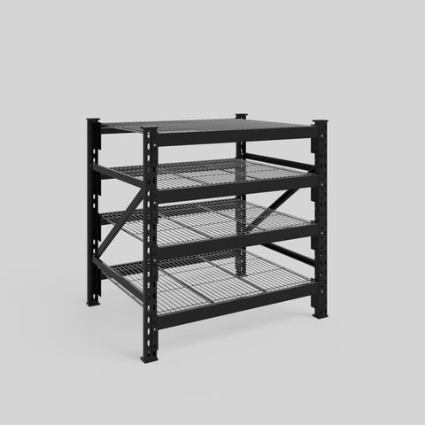 Longspan Metal Shelving - 1000mm High - Full Bay - Mesh Shelf