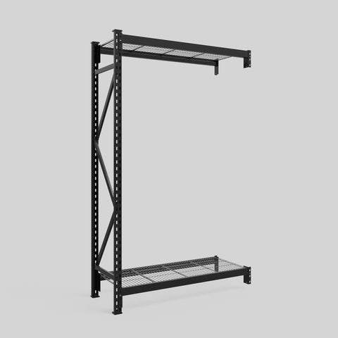 Longspan Metal Shelving - 2100mm High - Add-On Bay - Mesh Shelf