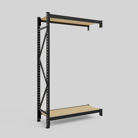 Longspan Metal Shelving - 2100mm High - Add-On Bay - Particleboard Shelf