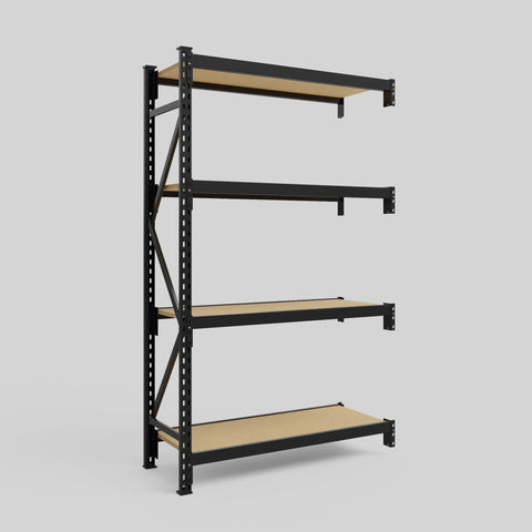 Longspan Metal Shelving - 2100mm High - Add-On Bay - Particleboard Shelf