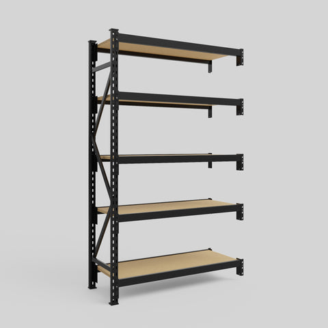 Longspan Metal Shelving - 2100mm High - Add-On Bay - Particleboard Shelf
