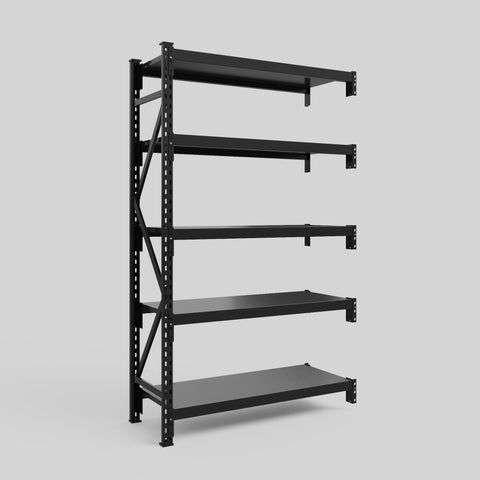 Longspan Metal Shelving - 2100mm High - Add-On Bay - Steel Shelf