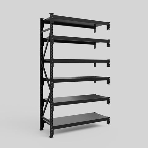 Longspan Metal Shelving - 2100mm High - Add-On Bay - Steel Shelf