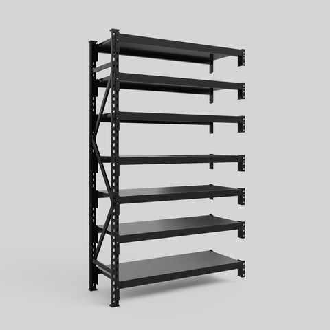 Longspan Metal Shelving - 2100mm High - Add-On Bay - Steel Shelf